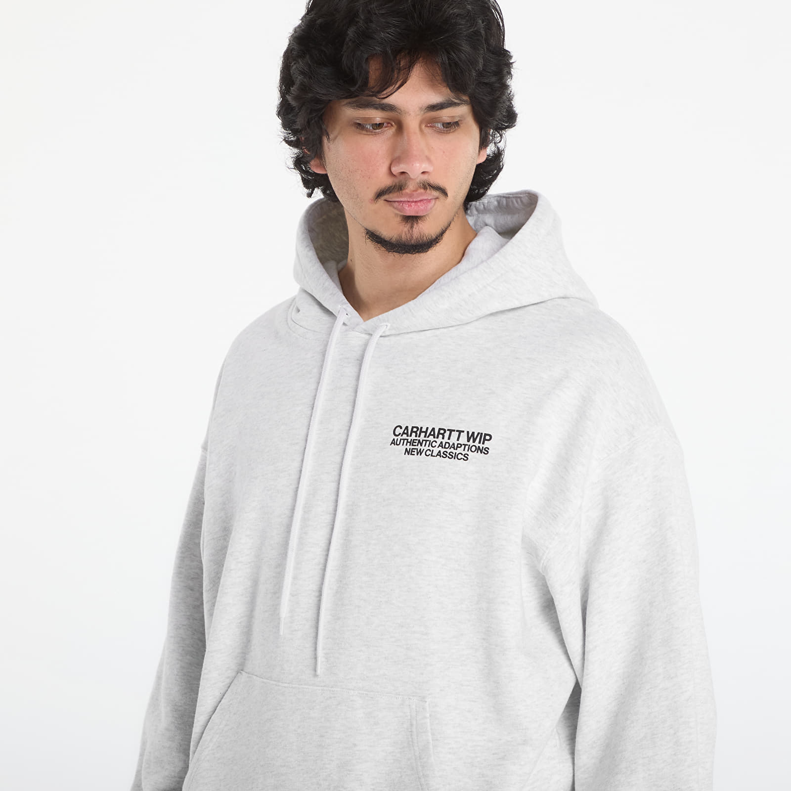 Pánske mikiny Carhartt WIP Hooded Sean Hamilton Sweat UNISEX Ash Heather