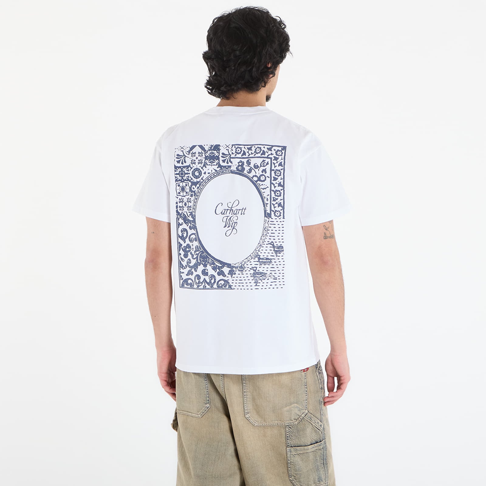 Ανδρικά μπλουζάκια Carhartt WIP S/S Vestige T-Shirt UNISEX White