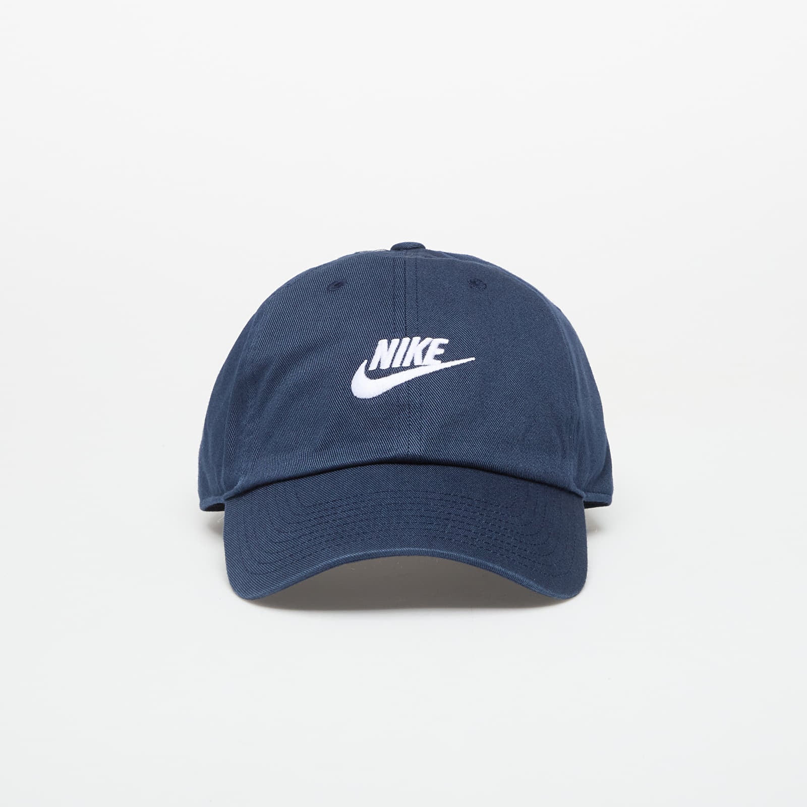 Mützen für Männer Nike Club Unstructured Futura Wash Cap Obsidian/ White