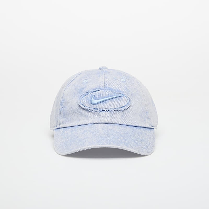 Hette Nike Club Unstructured Denim Patch Cap Work Blue/ Work Blue