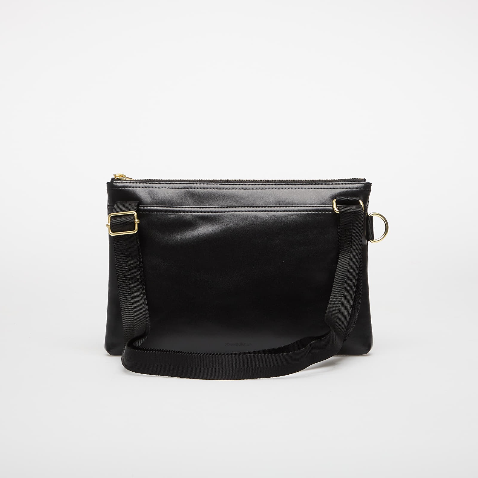 Borse a tracolla da uomo FRED PERRY Smooth Leather Sacoche Black