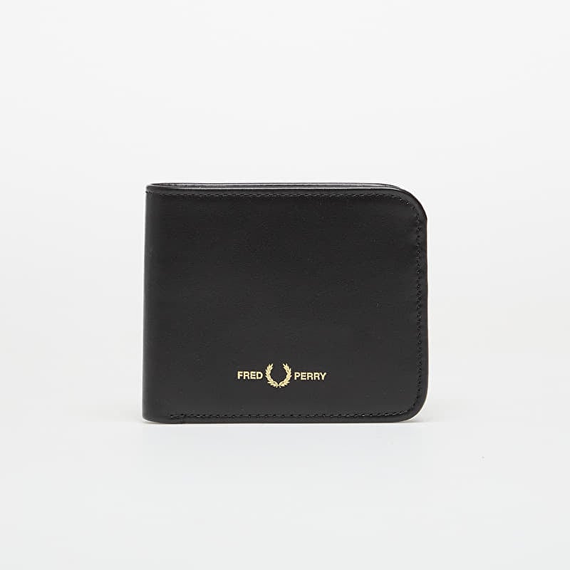 Wallet FRED PERRY Smooth Leather Billfold Wallet Black
