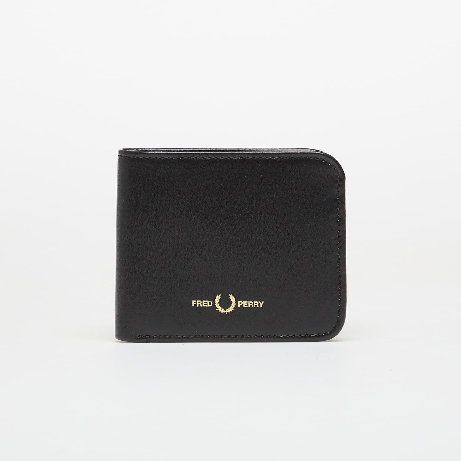 Muški novčanici FRED PERRY Smooth Leather Billfold Wallet Black