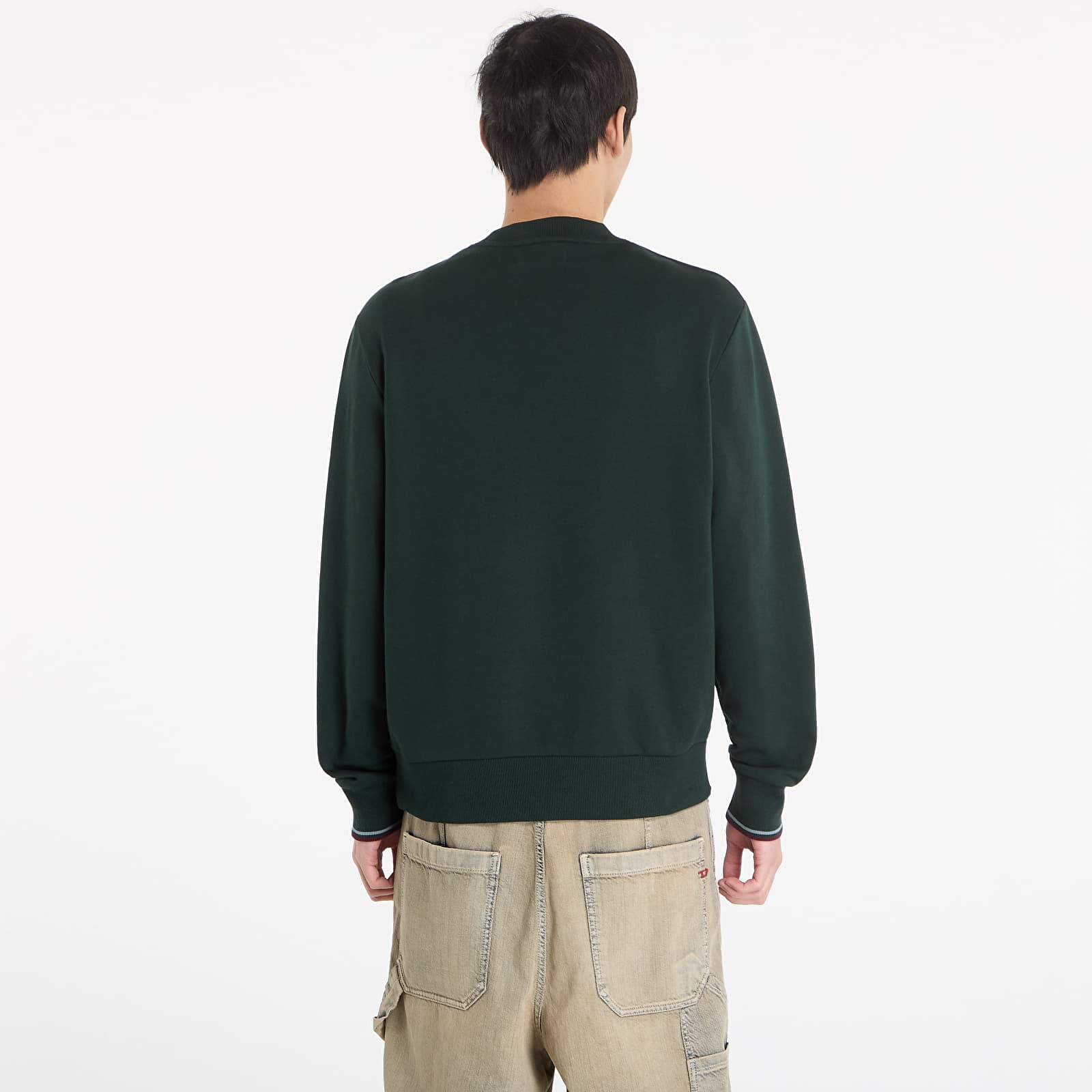 Meeste kampsunid FRED PERRY Crew Neck Sweatshirt Grsrts/ Stkbl/ Oxb