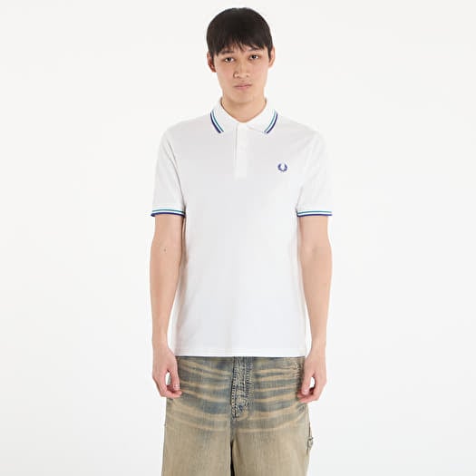 FRED PERRY Twin Tipped Fred Perry Shirt Snwh/ Depmn/ Sohec