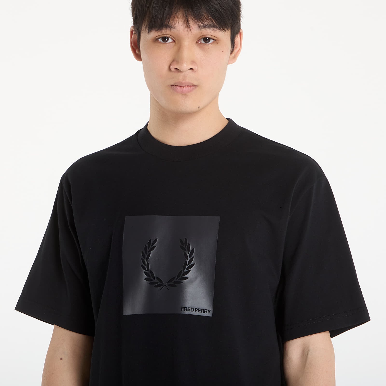 Men's T-shirts FRED PERRY Box Graphic T-Shirt Black