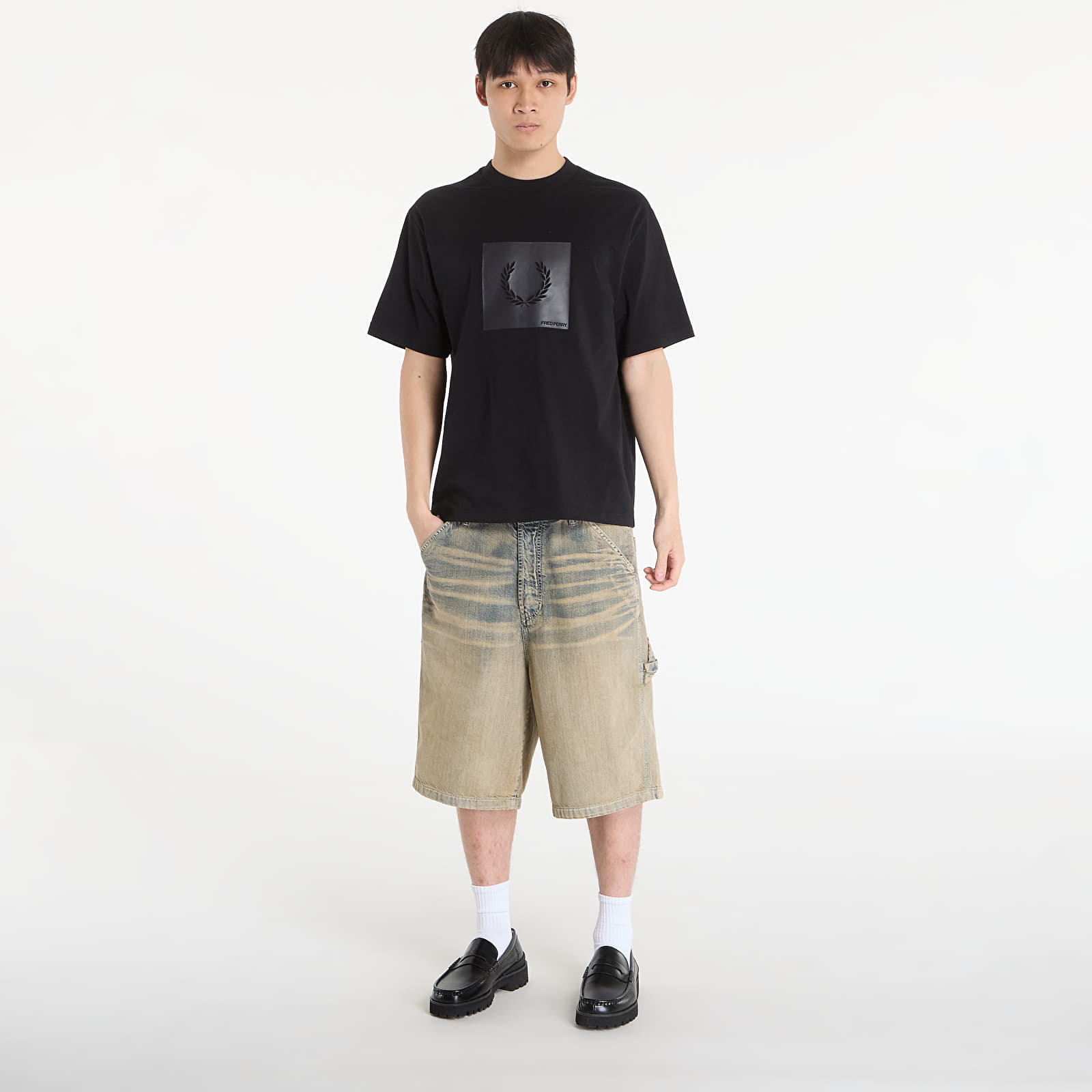 Men's T-shirts FRED PERRY Box Graphic T-Shirt Black