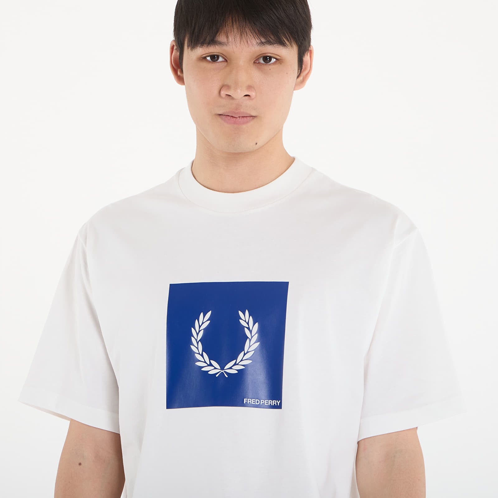 Men's T-shirts FRED PERRY Box Graphic T-Shirt Snow White