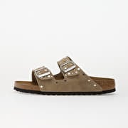 Birkenstock Arizona Rivets Suede Leather Women Taupe