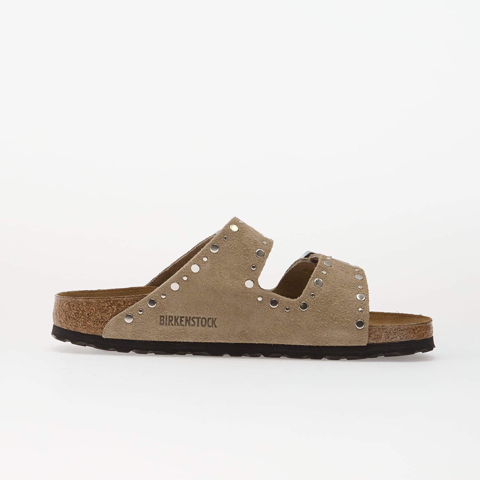 Buty damskie Birkenstock Arizona Rivets Suede Leather Women Taupe