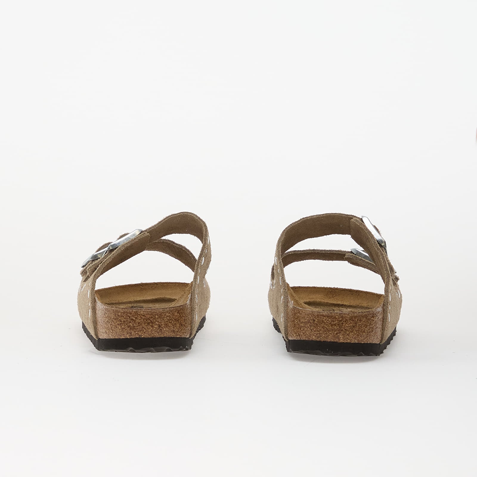 Buty damskie Birkenstock Arizona Rivets Suede Leather Women Taupe