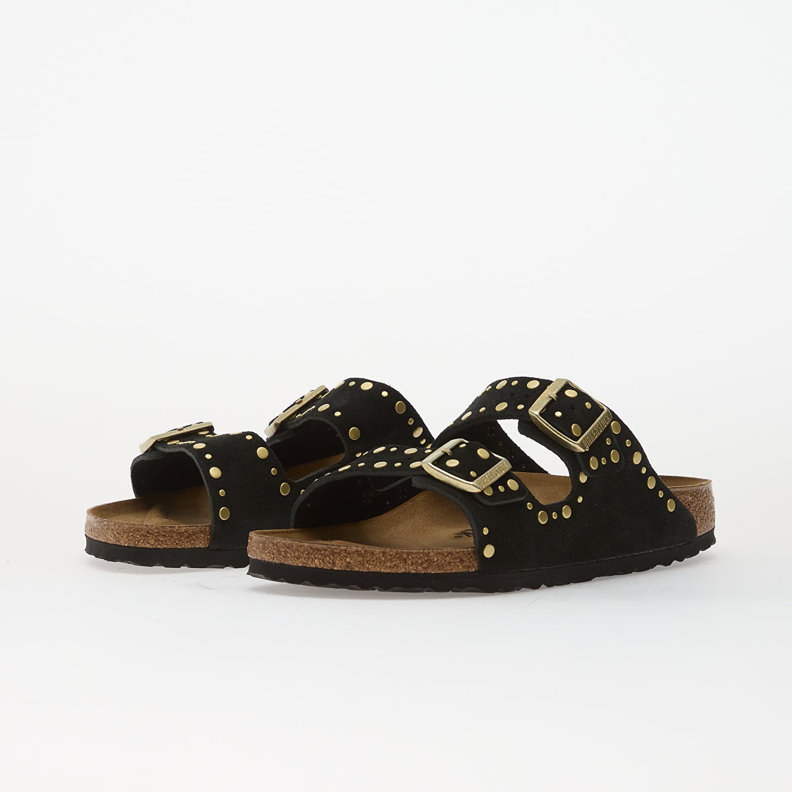 Sieviešu kedas un apavi Birkenstock Arizona Rivets Suede Leather Women Black