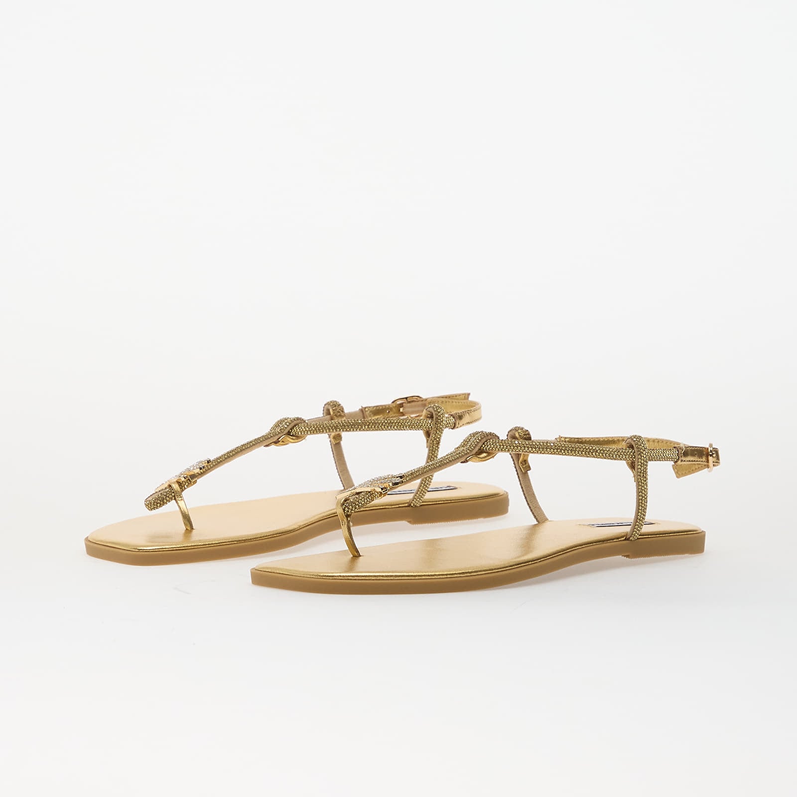 Joggesko og sko for kvinner Karl Lagerfeld Olympia Ii Autograph Sling Heavy Glitter Gold