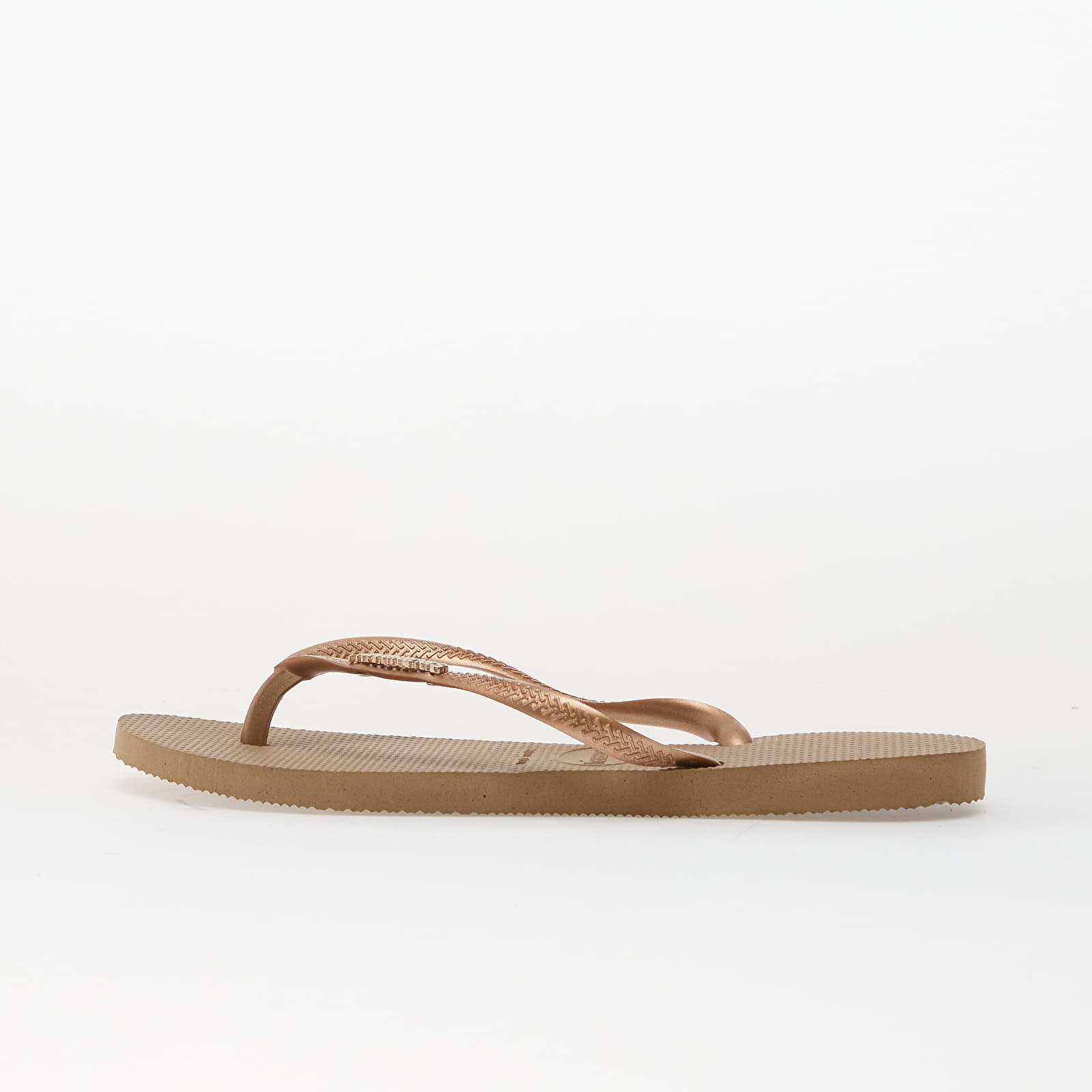 Moteriški sportiniai bateliai ir avalynė Havaianas Slim Logo Metallic Rose Gold