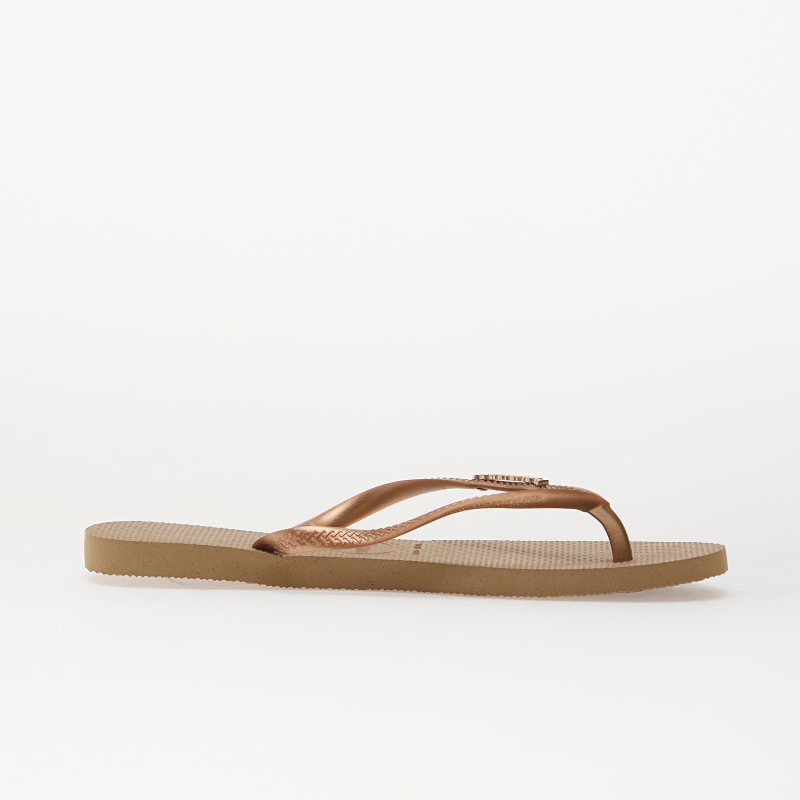 Moteriški sportiniai bateliai ir avalynė Havaianas Slim Logo Metallic Rose Gold