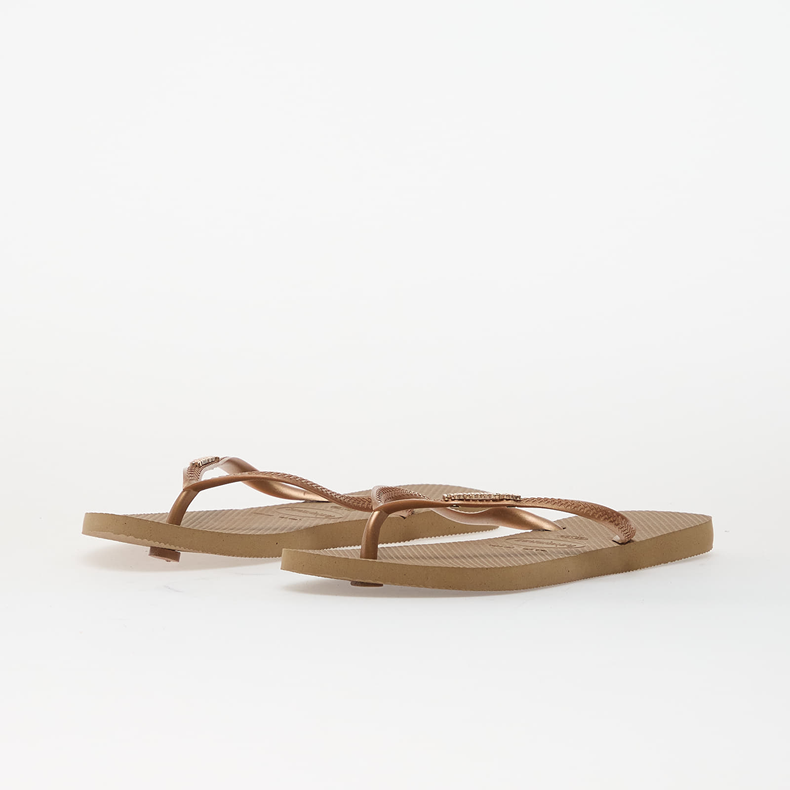 Moteriški sportiniai bateliai ir avalynė Havaianas Slim Logo Metallic Rose Gold