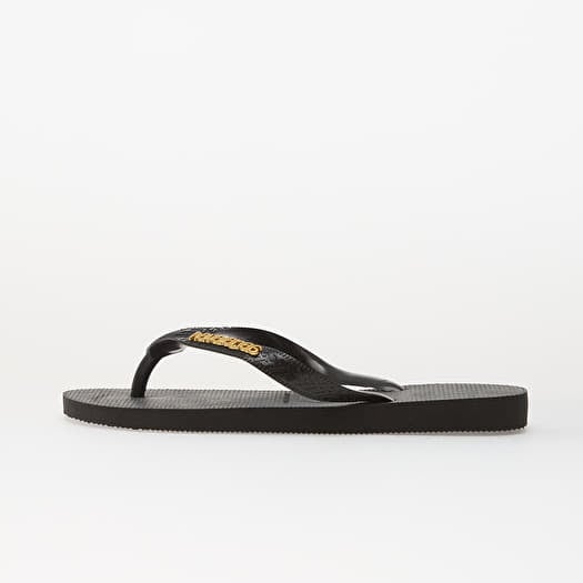 Havaianas Top Logo Metallic Black/ Black