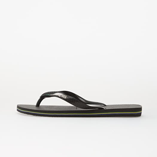 Havaianas Brasil Logo Black/ Black
