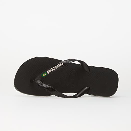 Havaianas Brasil Logo Black/ Black