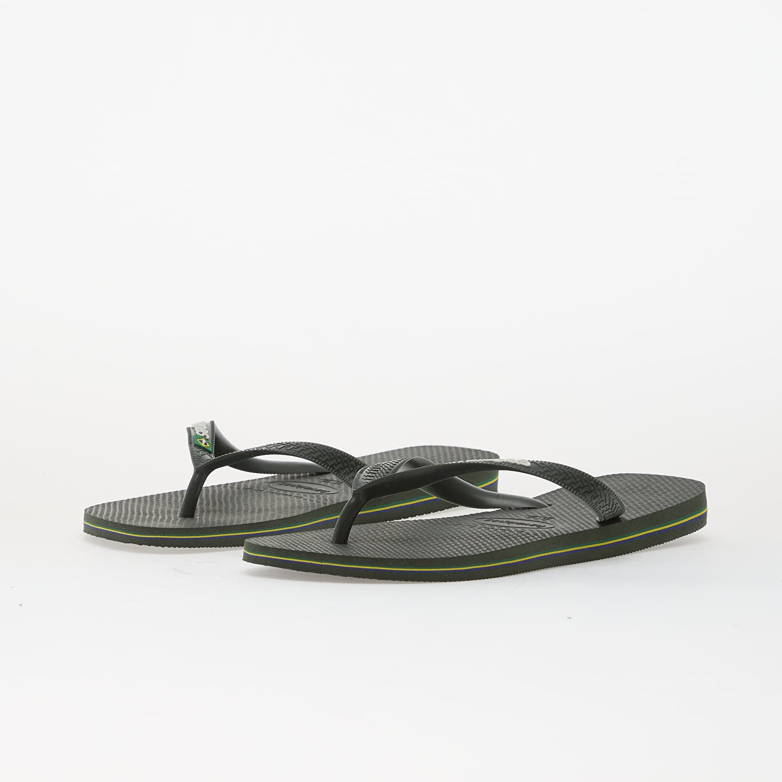 Scarpe uomo Havaianas Brasil Logo Green Olive/ Green Olive