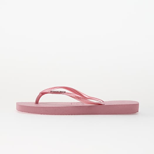 Havaianas Square Logo Metallic Rose Chiffom