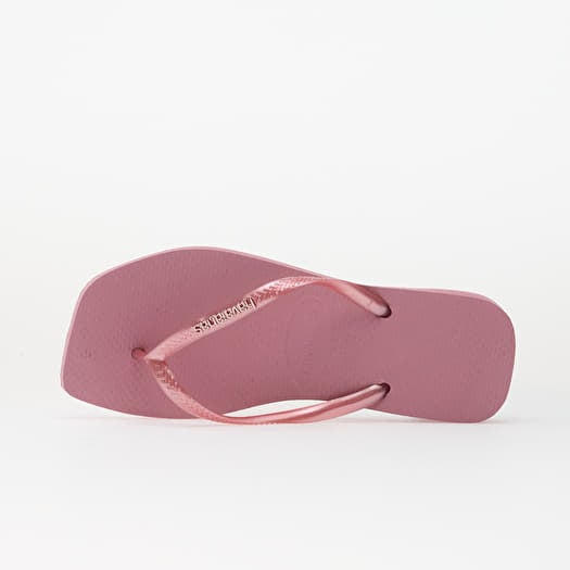 Havaianas Square Logo Metallic Rose Chiffom