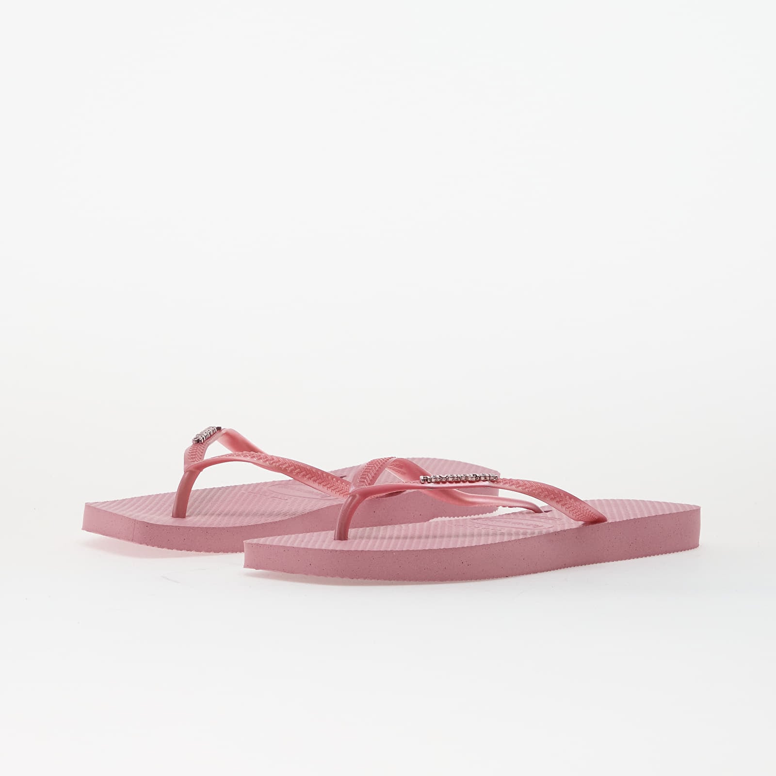 Дамски кецове и обувки Havaianas Square Logo Metallic Rose Chiffom