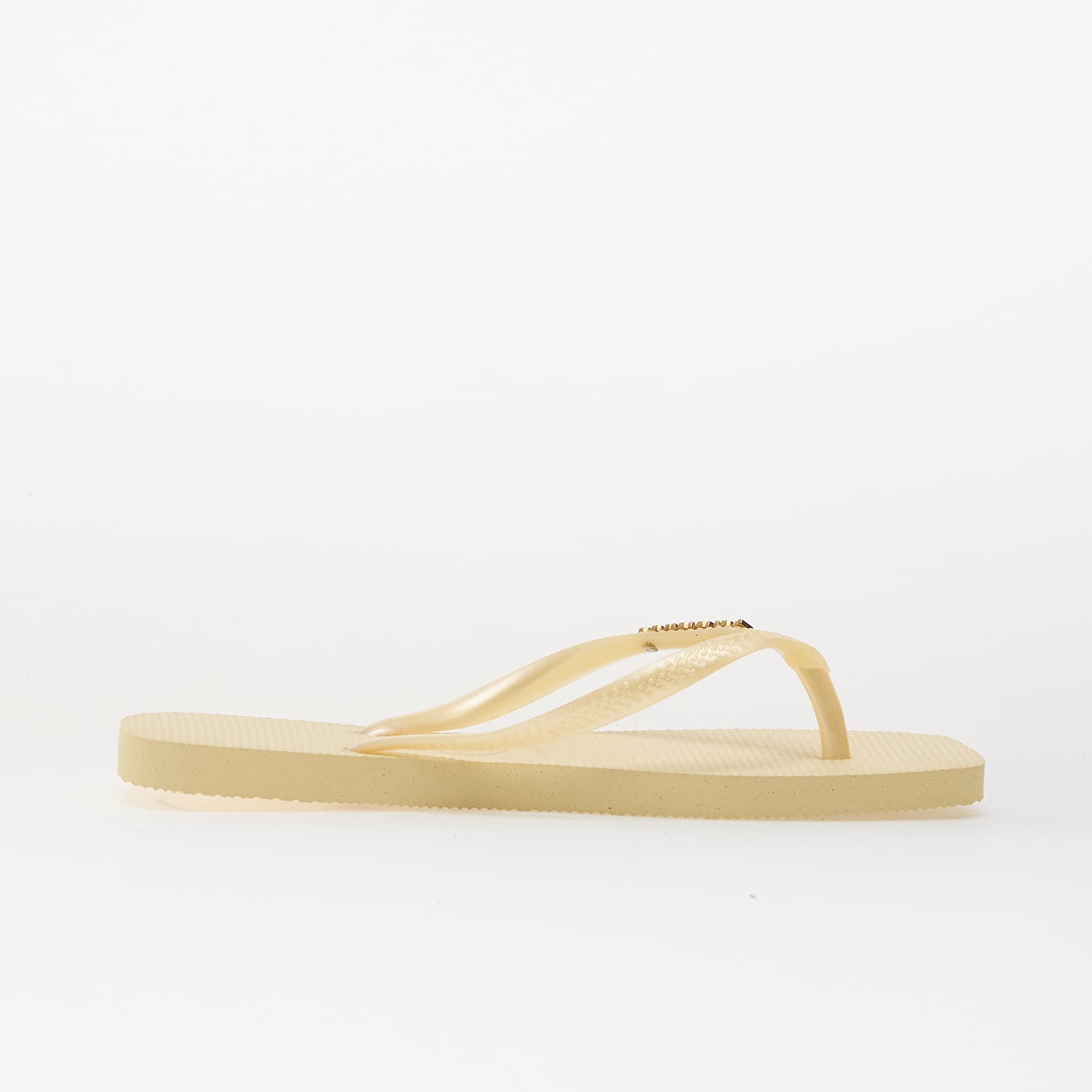 Sneakers och skor för kvinnor Havaianas Square Logo Metallic Buttercream