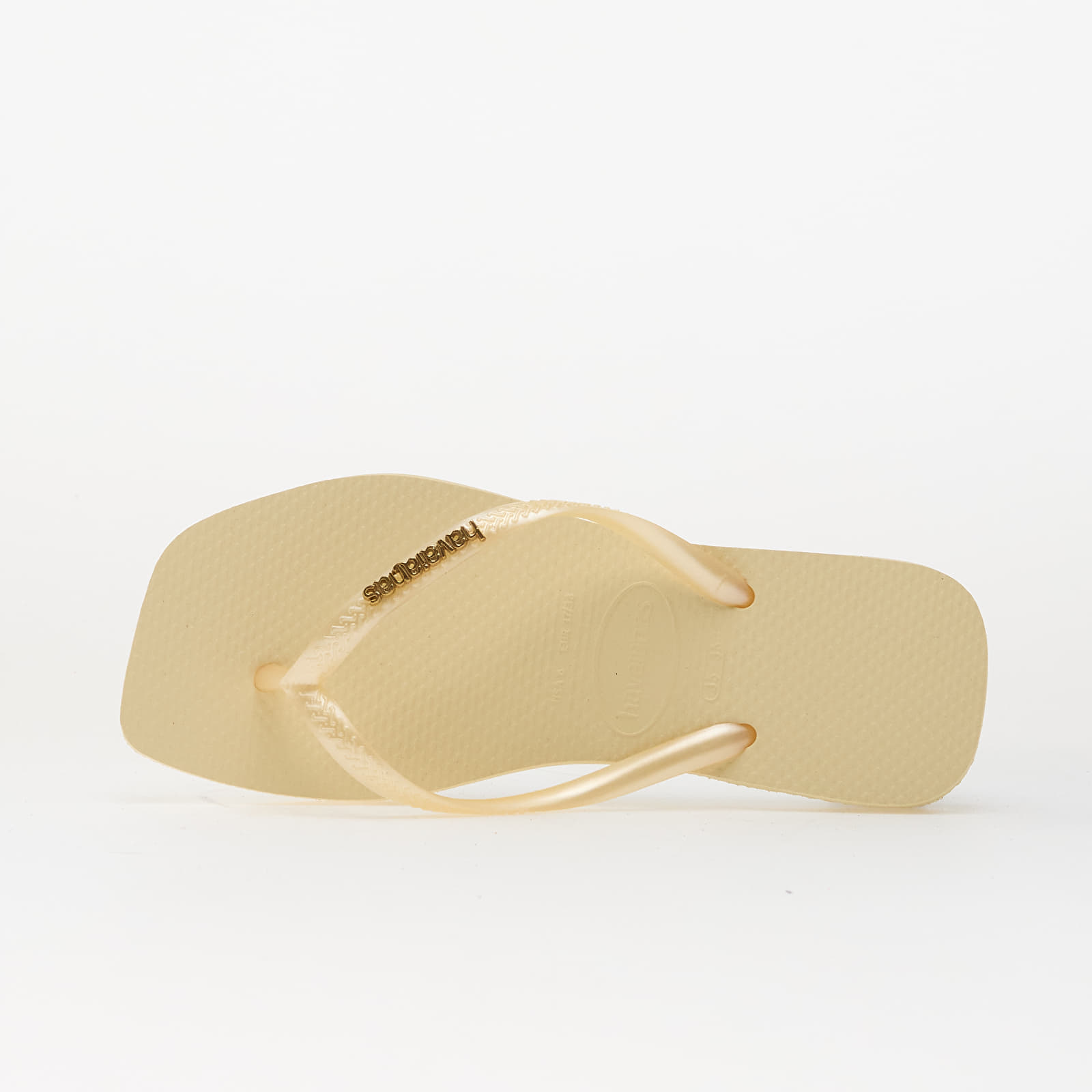 Sneakers och skor för kvinnor Havaianas Square Logo Metallic Buttercream