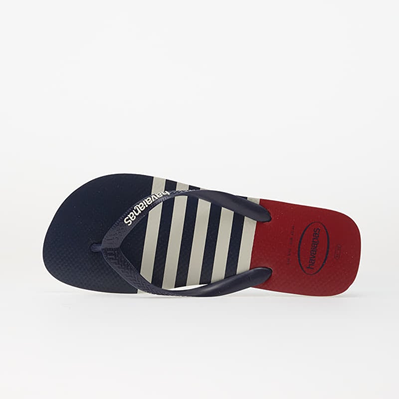 Havaianas Top Nautical White/ Marine Blue/ Apache Red