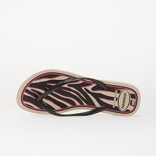 Havaianas Slim Animals Beige/ Dark Grey Metallic
