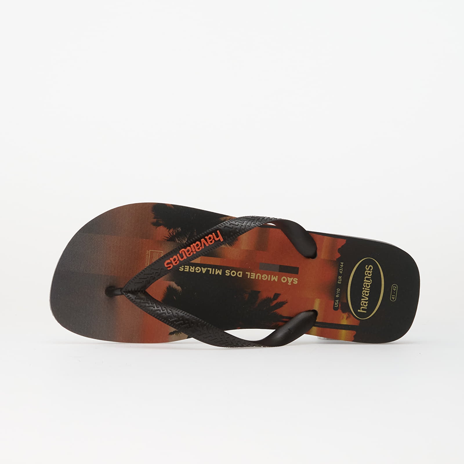 Ανδρικά παπούτσια Havaianas Top Surfer I Steel Grey/ Black/ Sunset Orange