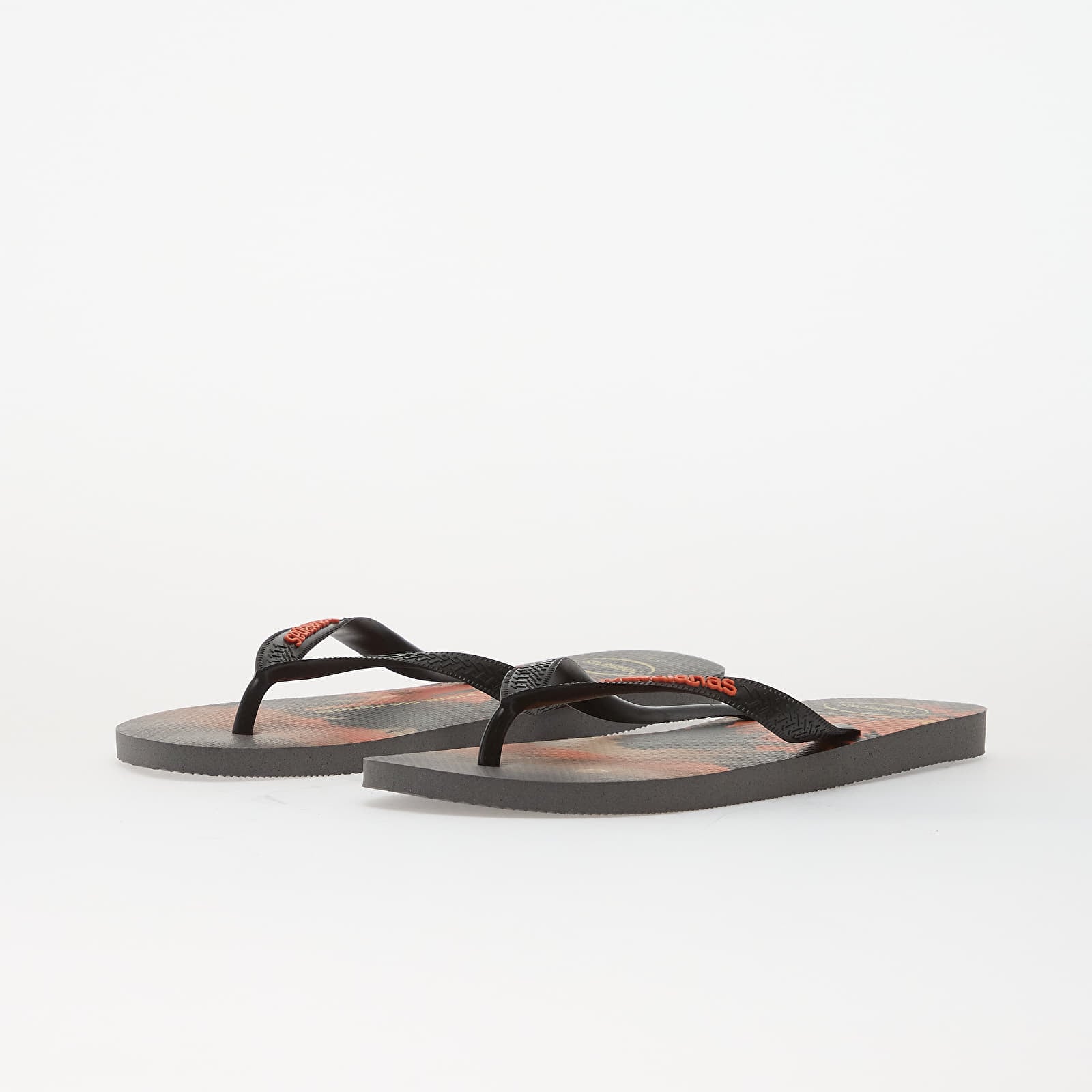 Ανδρικά παπούτσια Havaianas Top Surfer I Steel Grey/ Black/ Sunset Orange