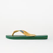 Havaianas Brasil Logo Green/ Yellow
