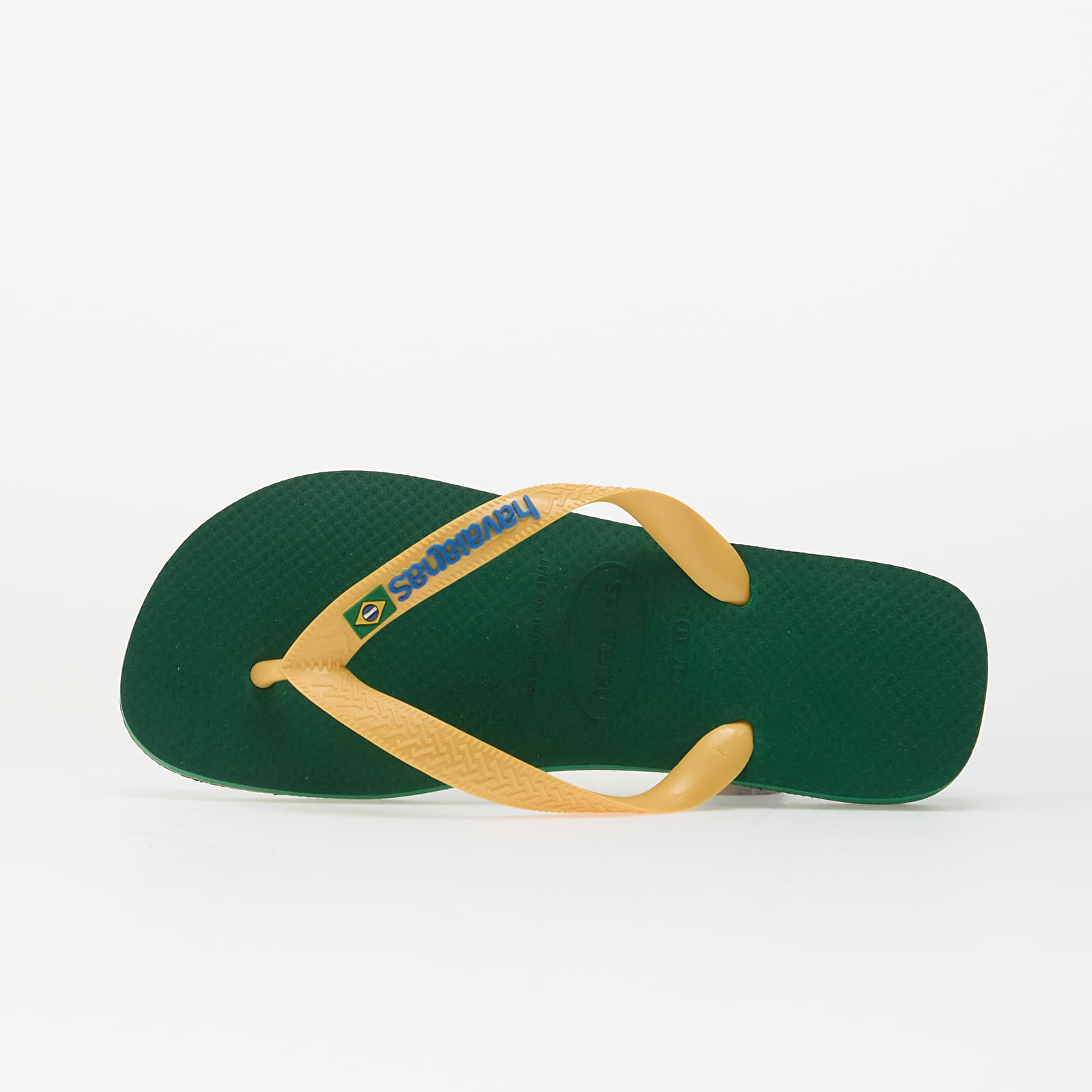 Meeste tossud ja kingad Havaianas Brasil Logo Green/ Yellow