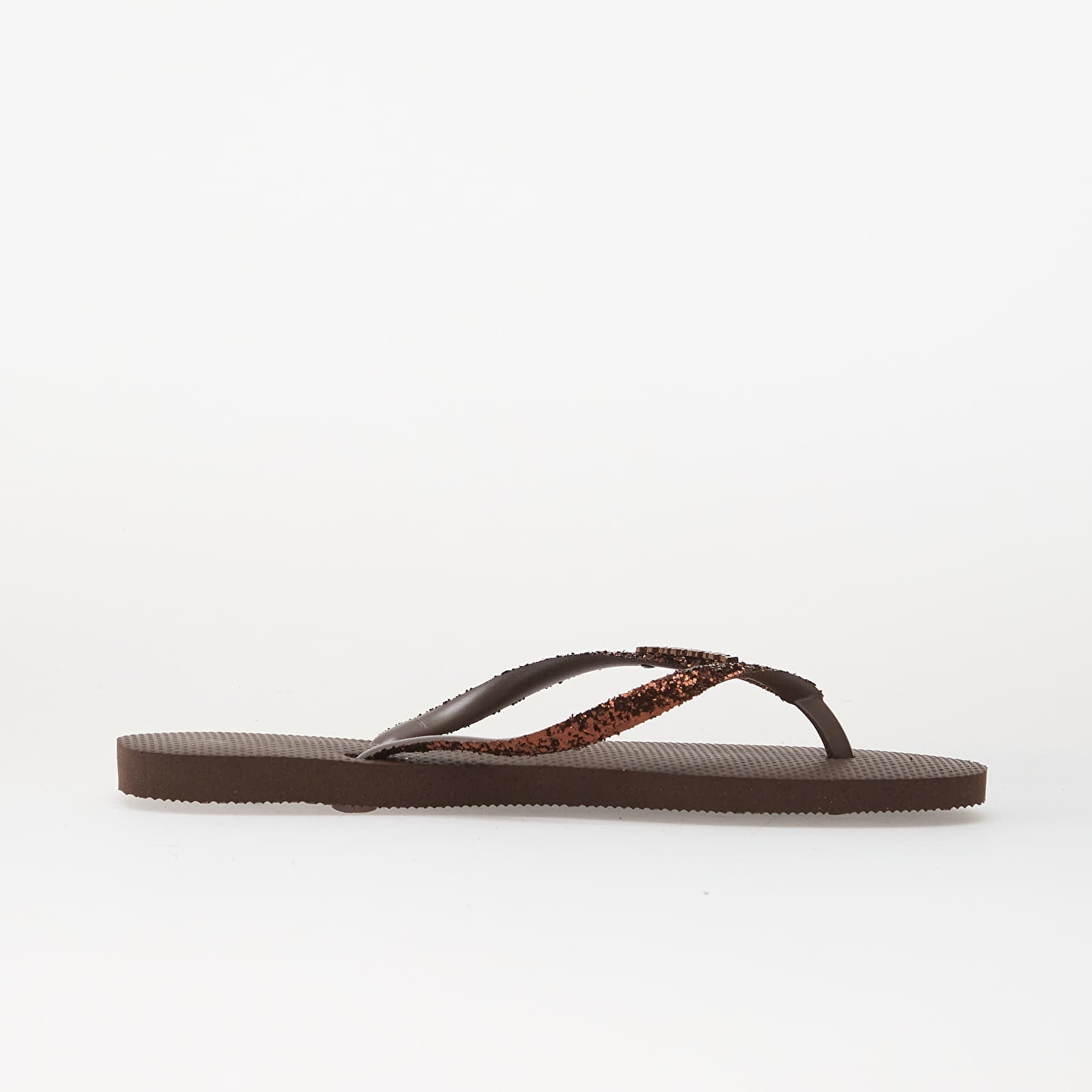 Naiste tossud ja kingad Havaianas Slim Glitter Ii Dark Brown