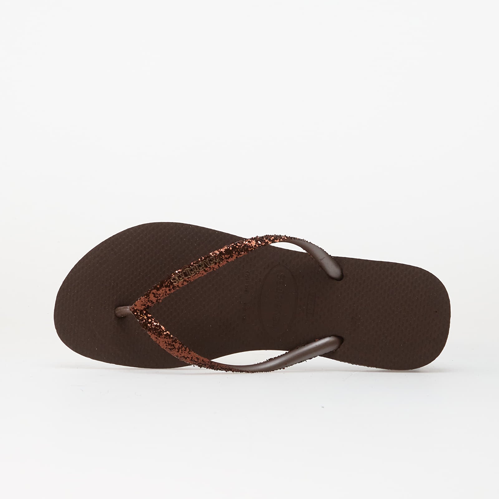 Naiste tossud ja kingad Havaianas Slim Glitter Ii Dark Brown