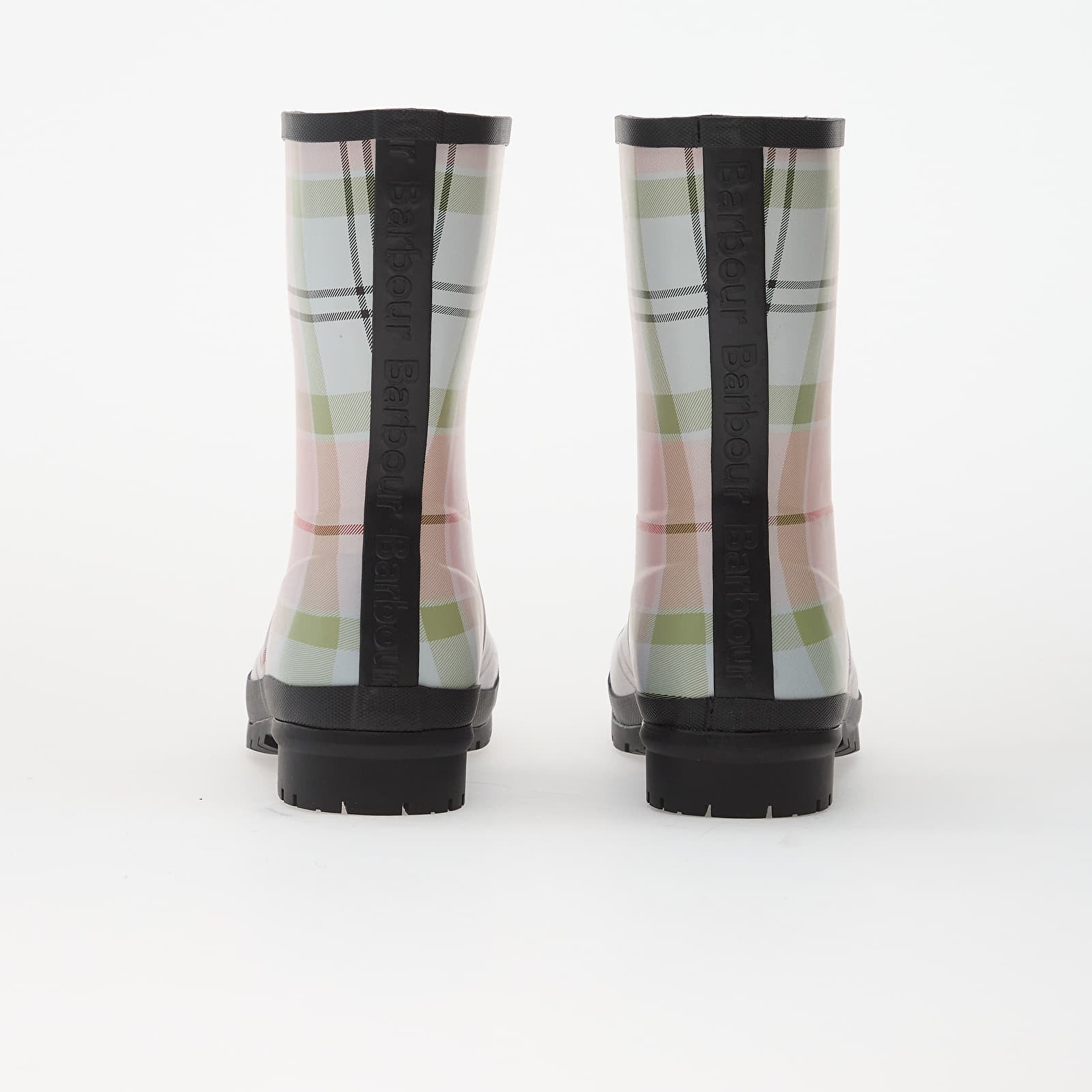 Buty damskie Barbour Banbury Wellington Boots Cherry Blossom Tartan