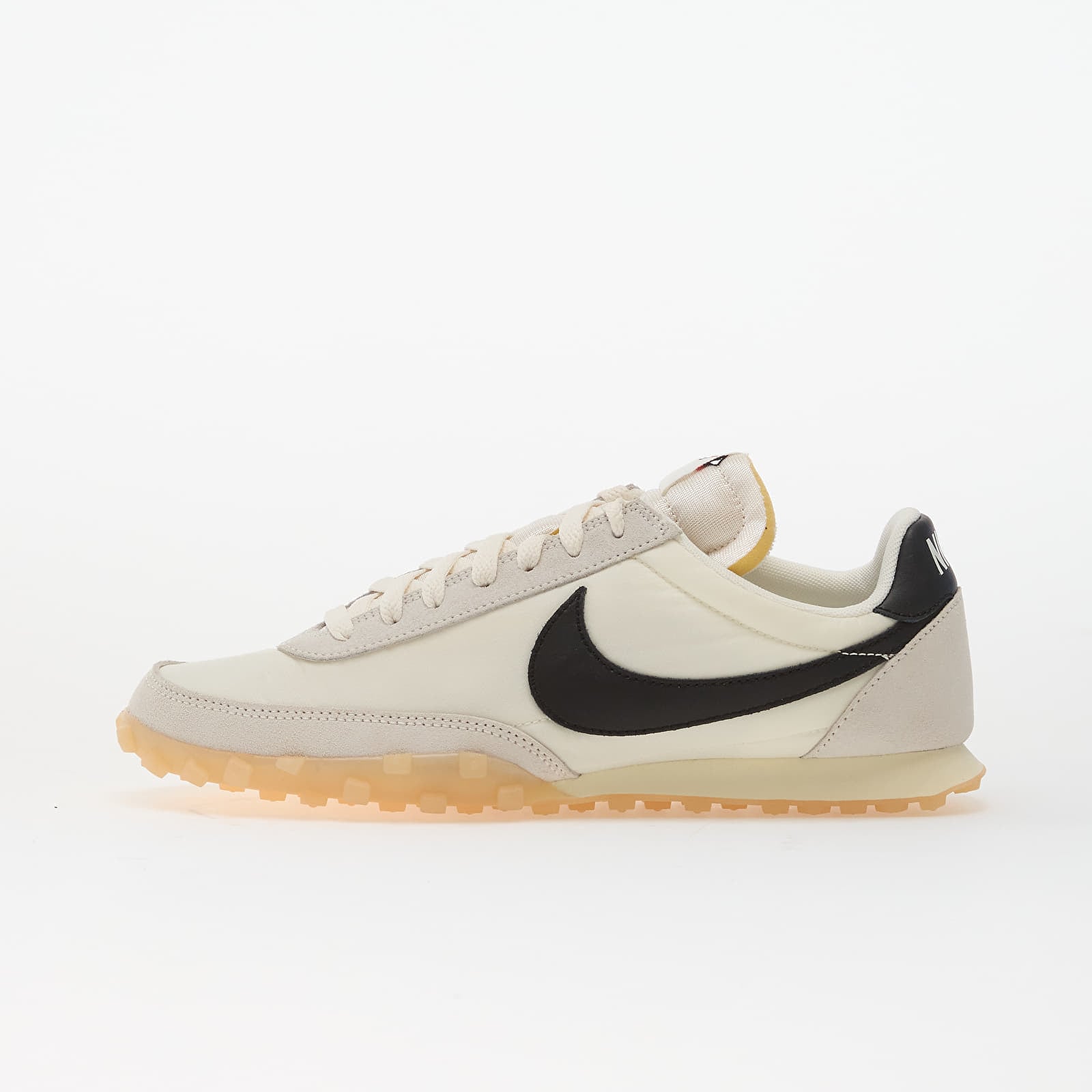 Men's sneakers and shoes Nike Waffle Racer Sail/ Black-Coconut Milk-Gum Light Brown