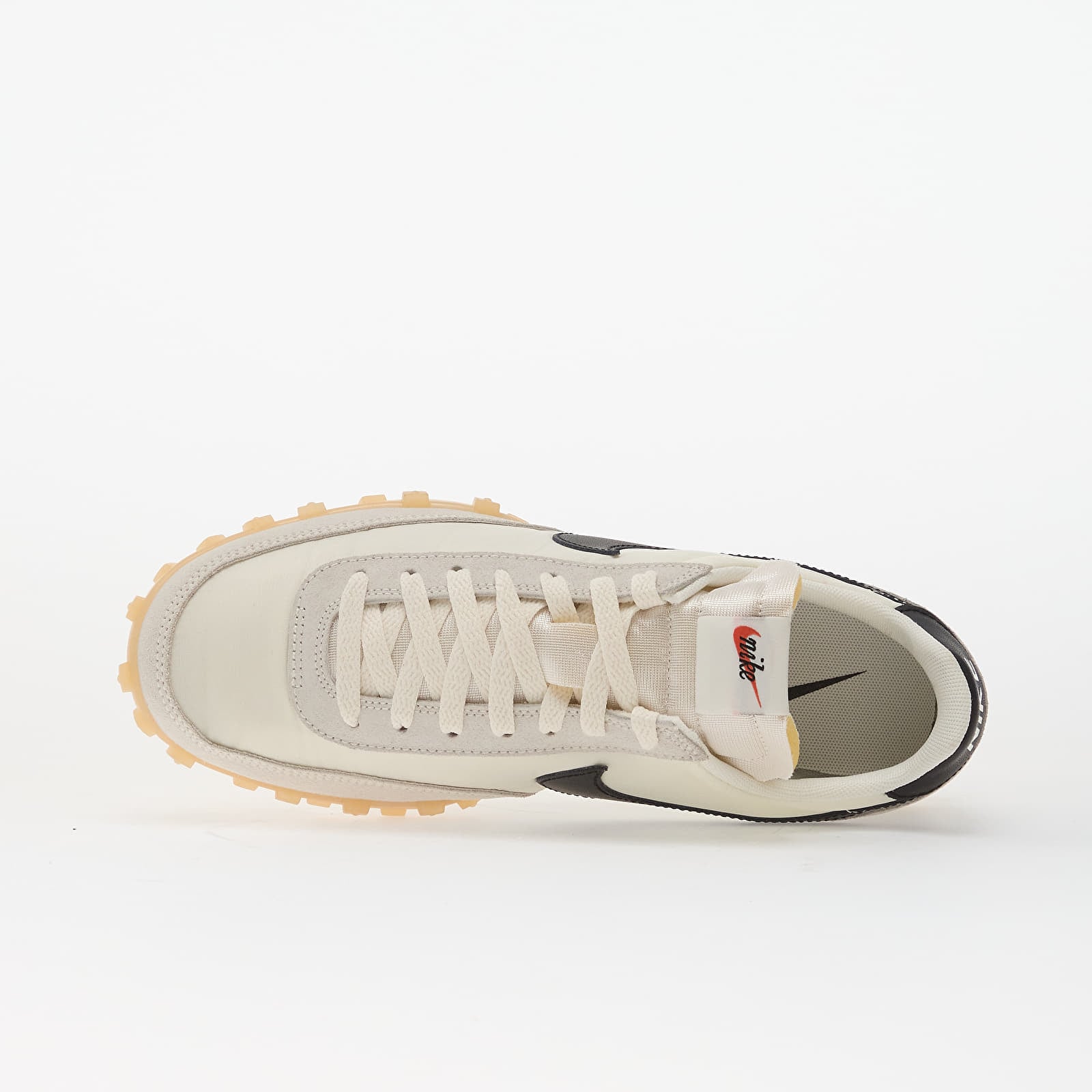 Men's sneakers and shoes Nike Waffle Racer Sail/ Black-Coconut Milk-Gum Light Brown