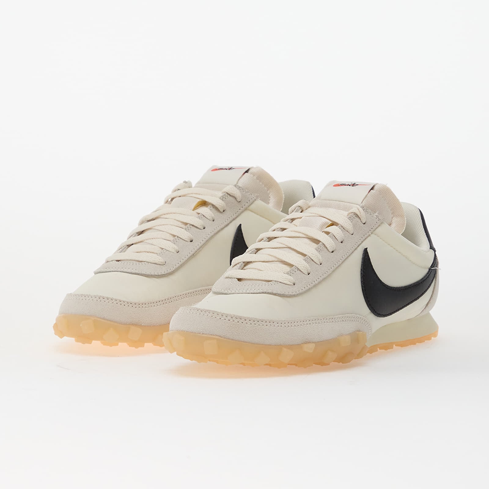 Men's sneakers and shoes Nike Waffle Racer Sail/ Black-Coconut Milk-Gum Light Brown