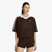 adidas Knitted Crochet Polo Aurora Coffee