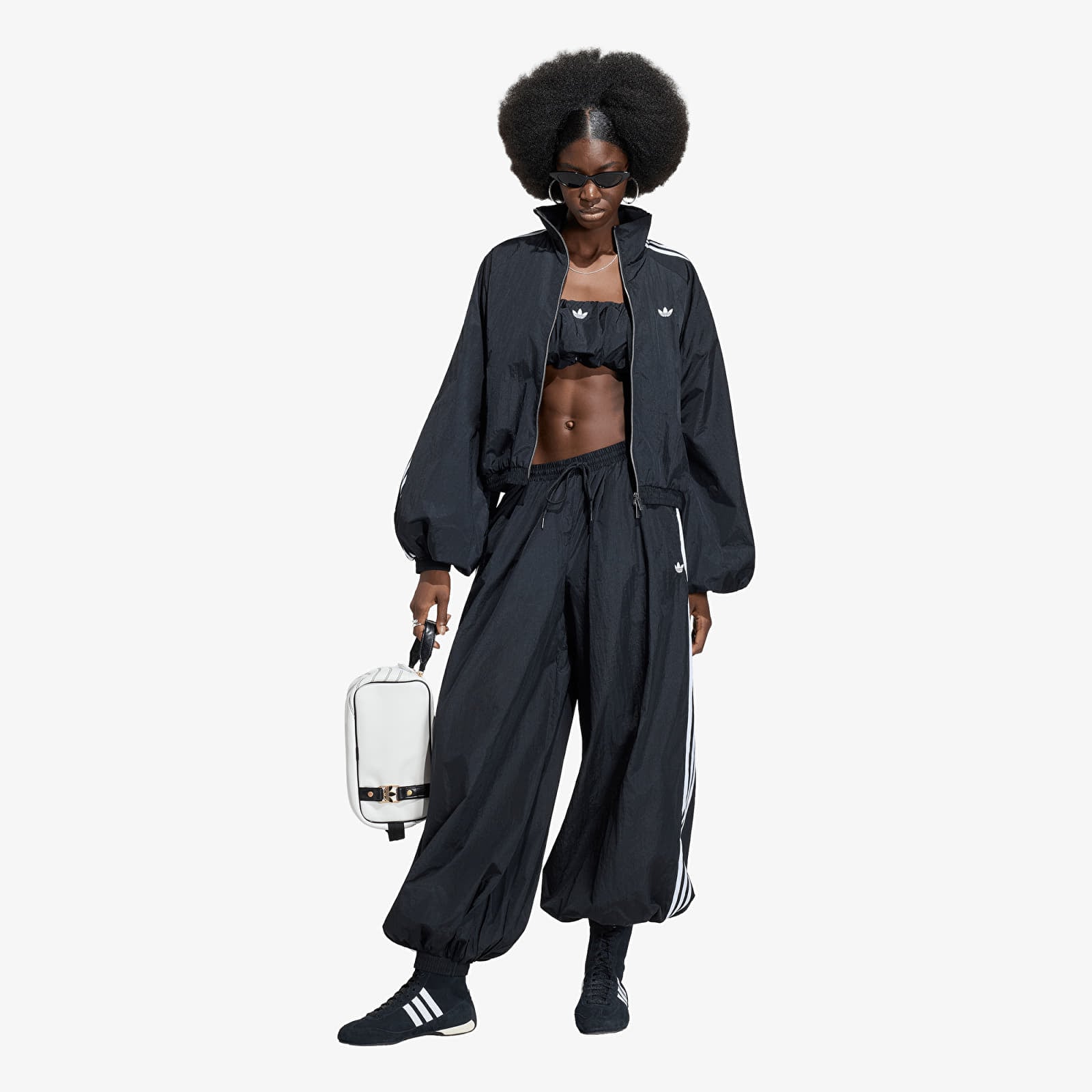 Pantaloni tuta donna adidas Adilenium 5.0 Balloon Track Trousers Black