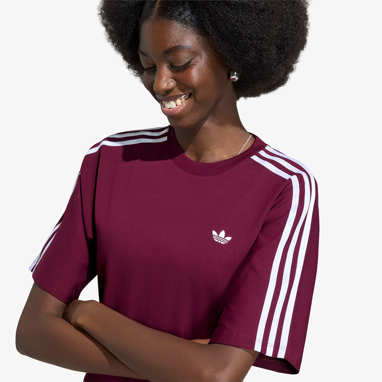 T-shirts femme adidas Adilenium 5.0 Slim T-Shirt Maroon