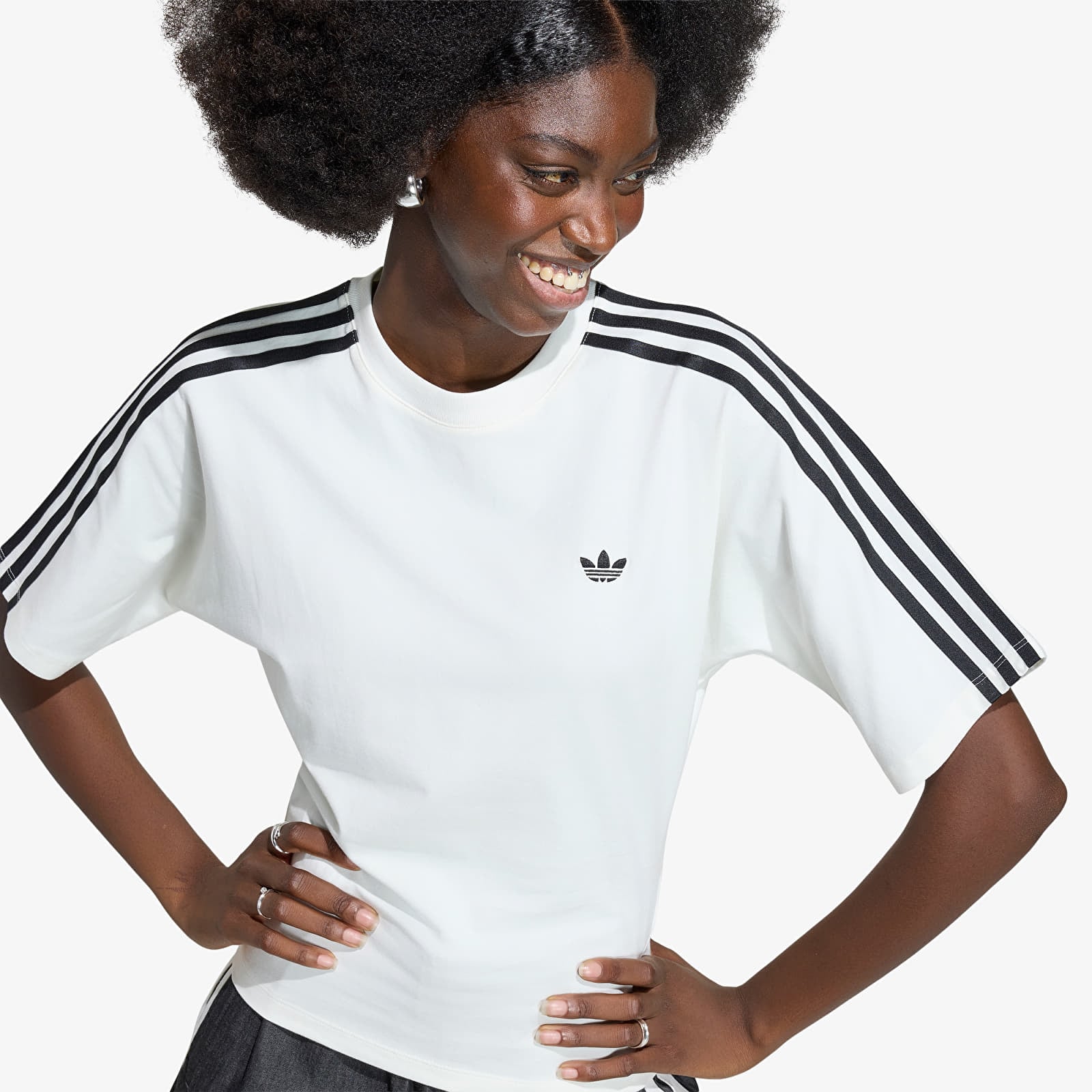 Dámske tričká adidas Adilenium 5.0 Slim T-Shirt Off White