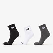 New Balance Everyday Ankle 3-Pack White/ Grey/ Black