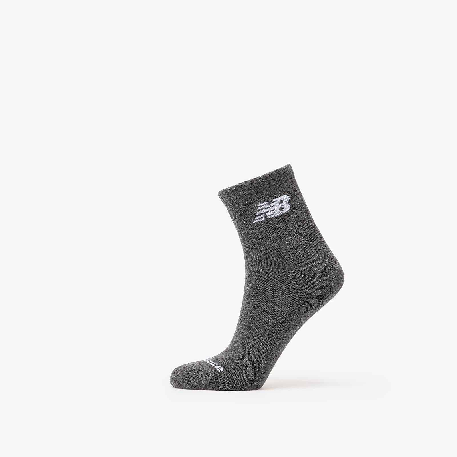 Calze uomo New Balance Everyday Ankle 3-Pack White/ Grey/ Black