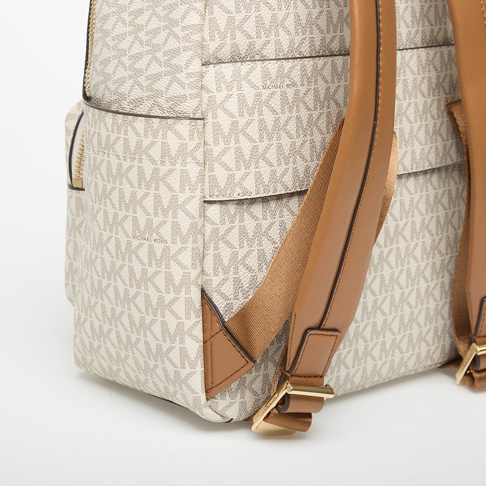Sacs à dos Michael Kors Tanner Medium Signature Logo Backpack Vanilla/ Acorn