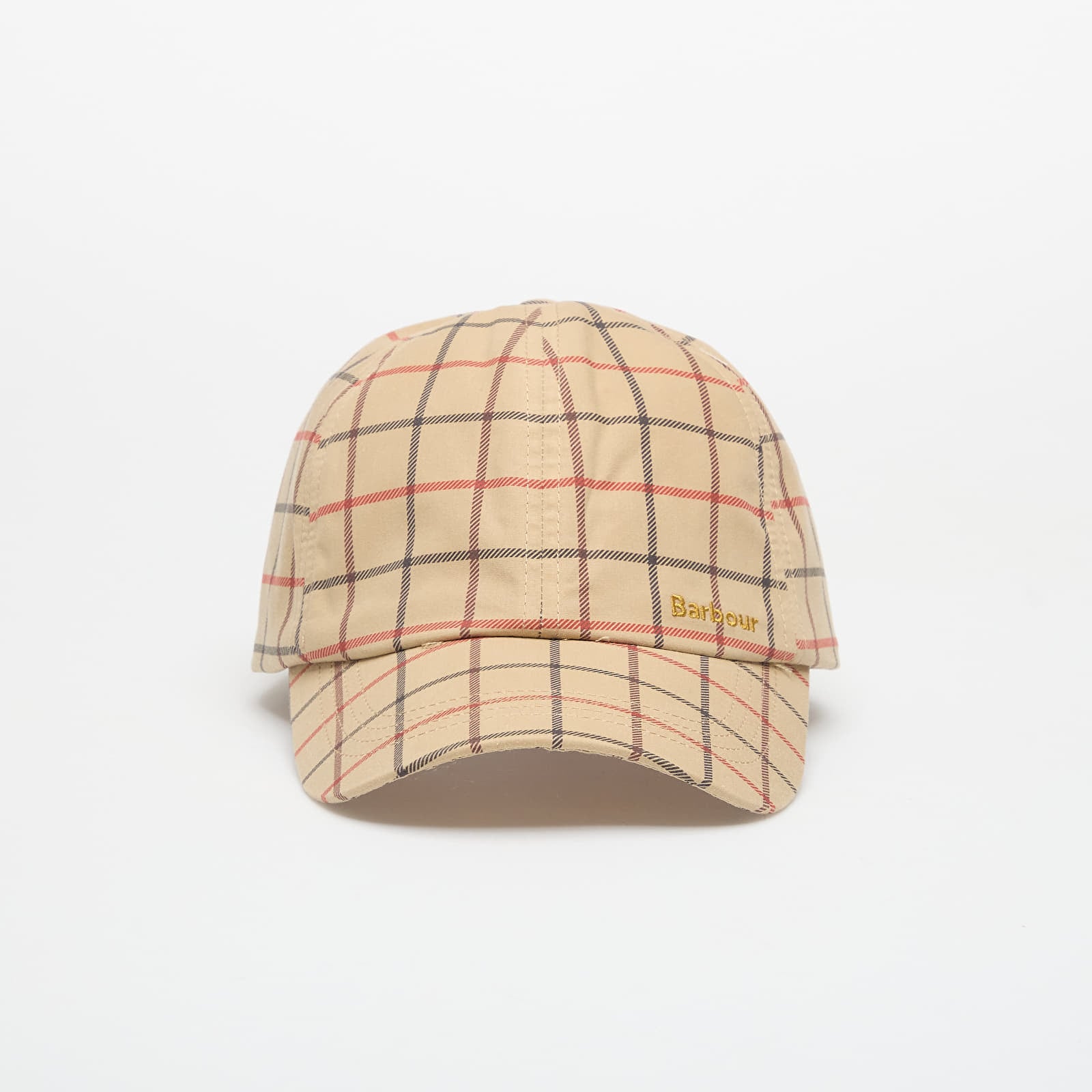 Шапка Barbour Mackworth Cap Beige Tattersall Universal