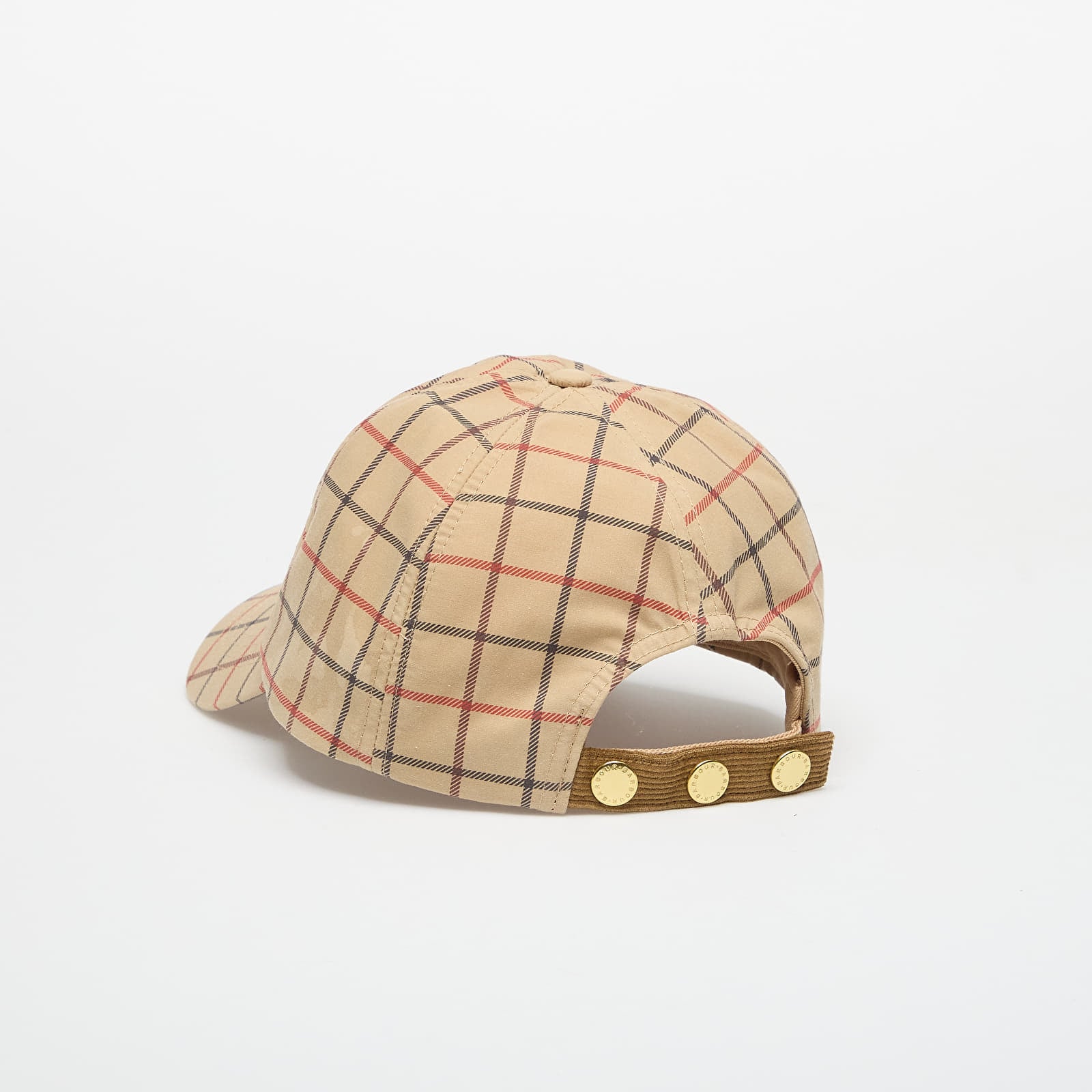 Férfi sapkák Barbour Mackworth Cap Beige Tattersall